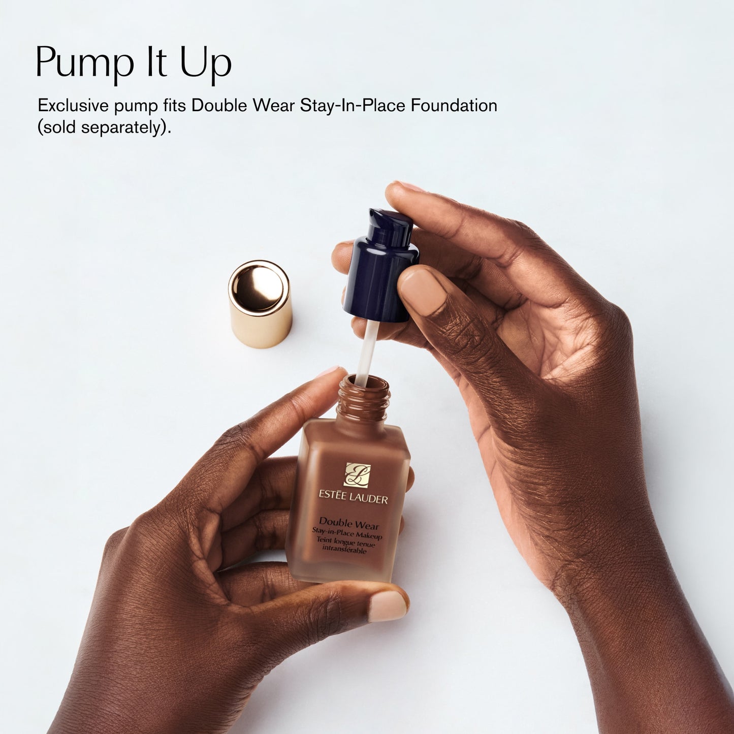 Double Wear Stay-In-Place Foundation Pump