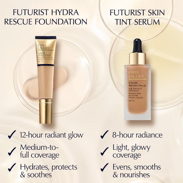 Futurist Skin Tint Serum  Foundation with Botanical Oil Infusion SPF 20