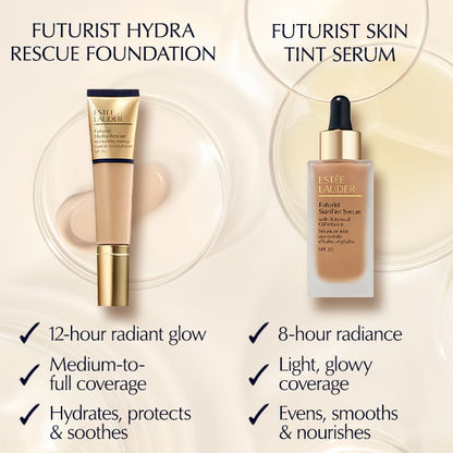 Futurist Skin Tint Serum  Foundation with Botanical Oil Infusion SPF 20