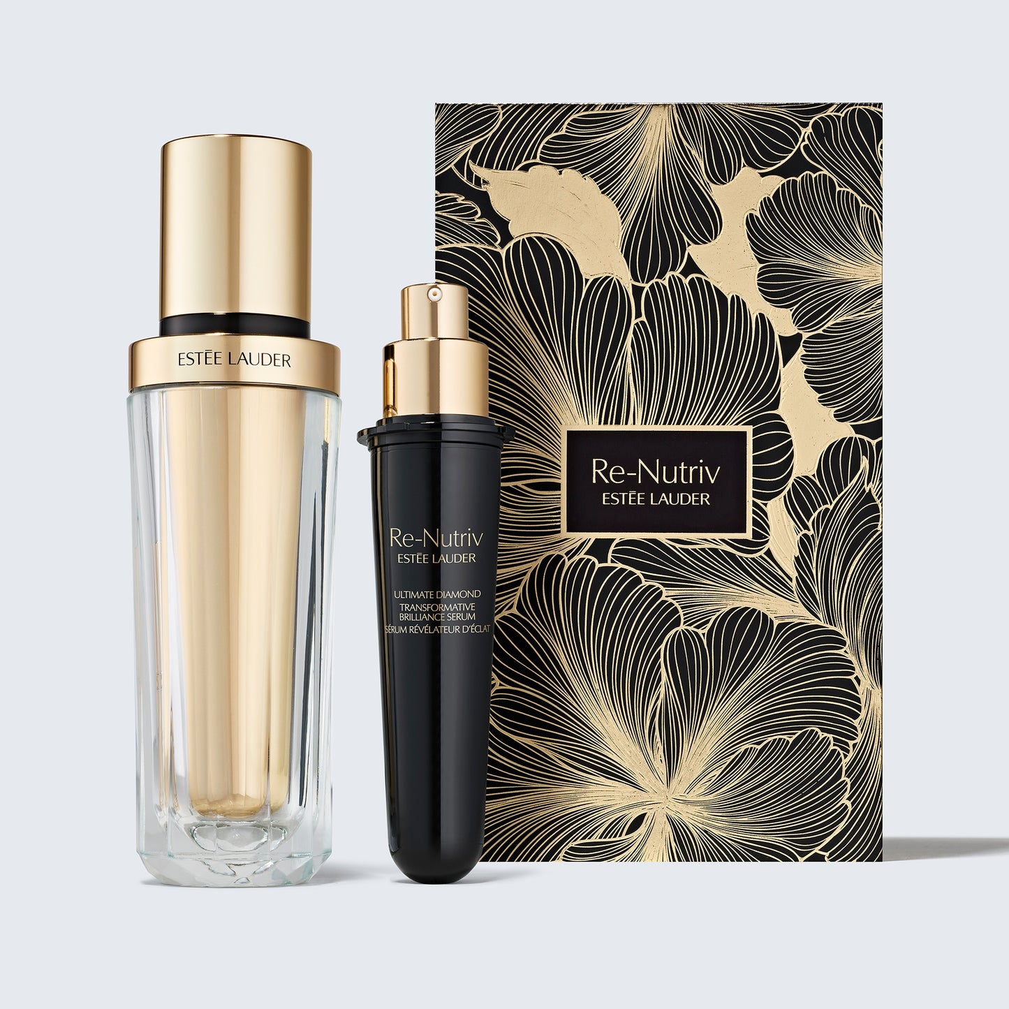 Re-Nutriv Ultimate Diamond Transformative Brilliance Serum + Refill  Skincare Set