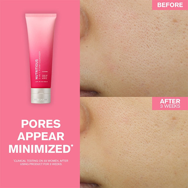 Nutritious 2-in-1 Foam Cleanser/Purifying Mask