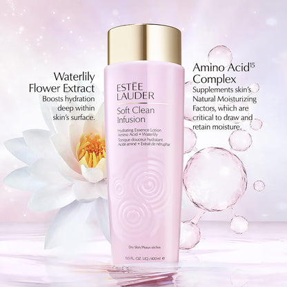 Soft Clean Infusion Hydrating Essence Lotion with Amino Acid + Waterlily