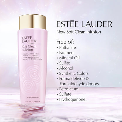 Soft Clean Infusion Hydrating Essence Lotion with Amino Acid + Waterlily