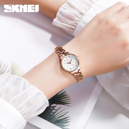 Relógio Skmei Feminino Luxuoso e a Prova d'agua -  Finys